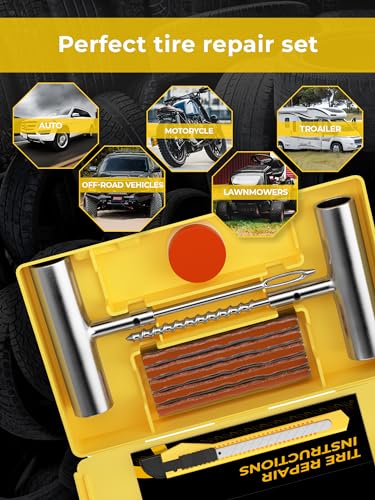 Flat Tire Repair Kit 15pcs