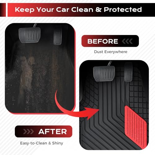 Heavy Duty PVC Car Floor Mats Full Set
