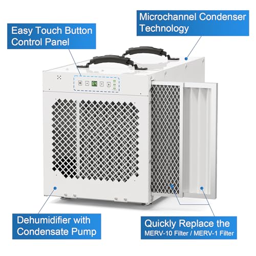 235 Pints Crawlspace Dehumidifier with Pump