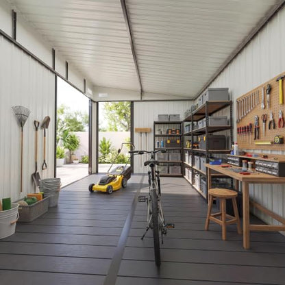 8'x12' Lean to Shed Metal Storage Shed with Floor