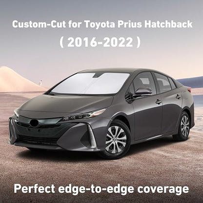 Windshield Sunshade Compatible for Toyota Prius Hatchback 2016