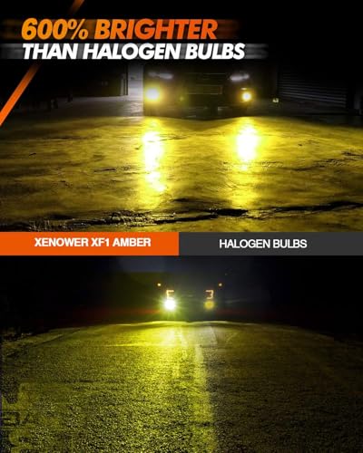 9006 LED Fog Light Bulbs Yellow