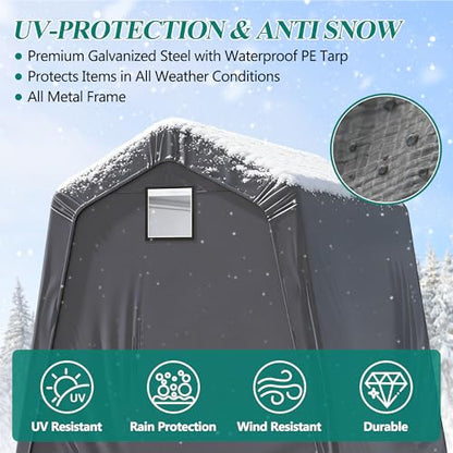 6' x 7' Outdoor Storage Shelter Shed