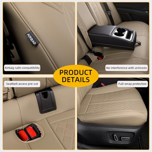 Custom Fit Camry Seat Covers for 2025 2026 Toyota Camry LE SE
