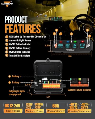 AS 400 Slim 4 Gang Switch Panel with Bluetooth APP &Wireless Remote