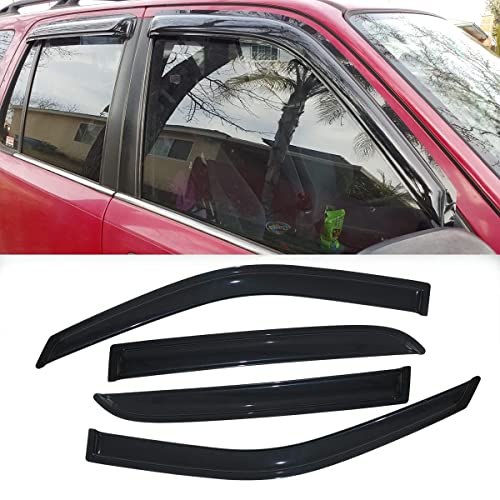 Window Visors Smoke Rain Guards for 1997 (4 Count)