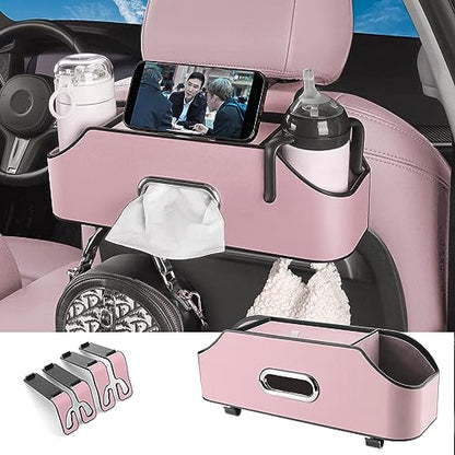 Car Back Seat Organizer with 2 Cup Holders (22.9281 Ounce)