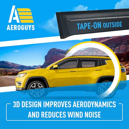 Extra Durable Window Deflectors Tape (6 Count)