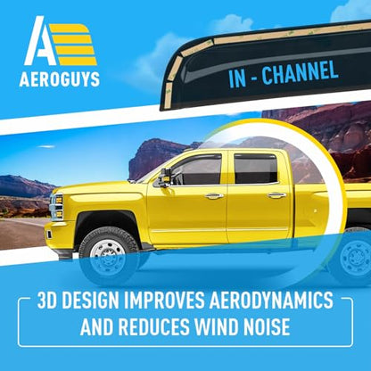 Extra Durable Window Deflectors In (4 Count)