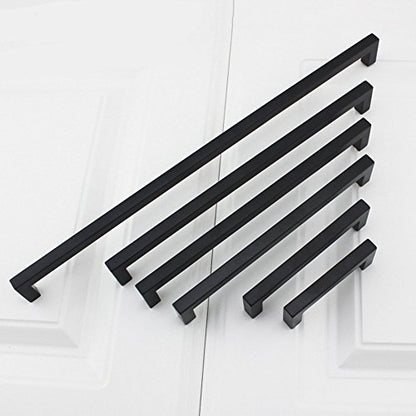 1 Pack 6-1/4 Inch Black Cabinet Handles Kitchen Drawer Pulls