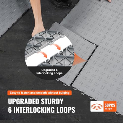 Garage Floor Tiles 12 x 12 x 0.53 inch