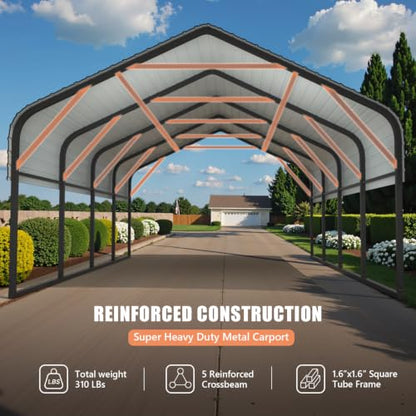 10x16 Heavy Duty Metal Carport
