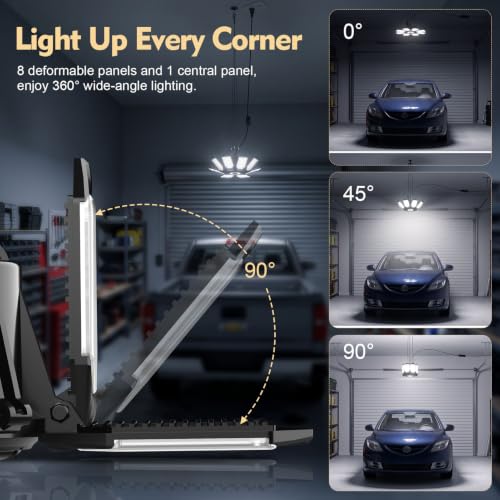 2 Pack Plug in Garage Lights (2 Count)