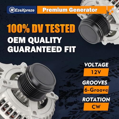 Ezexpreze Alternator 11385N Replacement for 1.8L L4 Toyota Corolla 2009