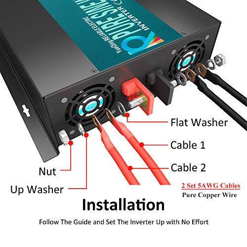 2500 watt 12V Pure Sine Wave Inverter