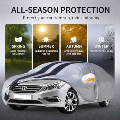 Multi Layer Car Cover Custom Fit for Hyundai Sonata