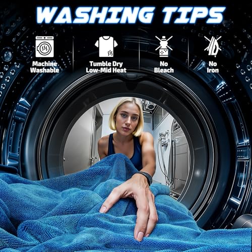 2 Pack 1200 GSM Car Drying Towels