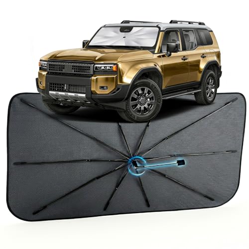Car Windshield Sun Shade Umbrella for Toyota Land Cruiser 2024