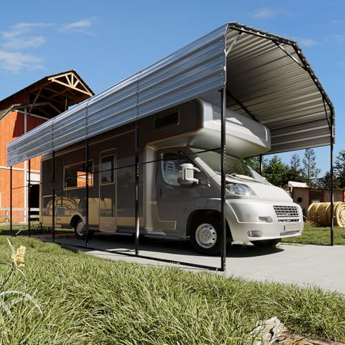 14x25x13 FT RV Metal Carport