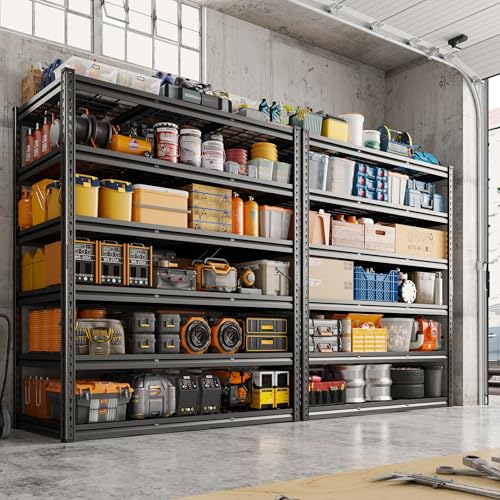 6 Tier Heavy Duty Storage Shelving for Garage Basement Warehouse