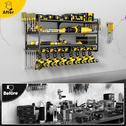 Large Power Tool Organizer Wall Mount
