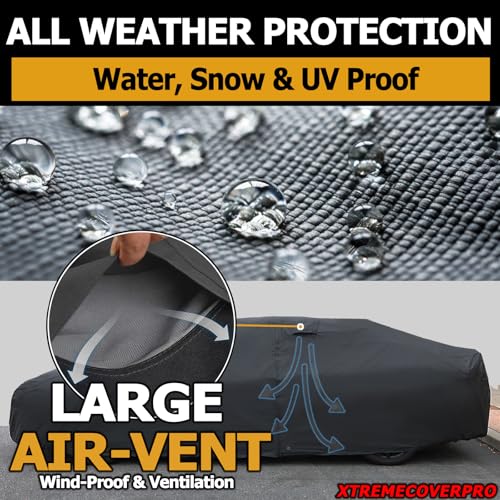All Weather Waterproof car Cover Good for rain Snow uv Protection dust mid