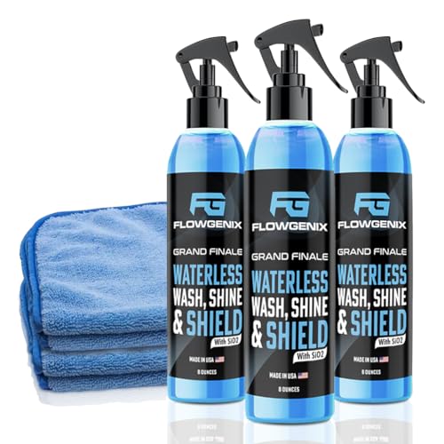 Grand Finale Waterless Car Wash Spray 8 oz (24 Ounce)