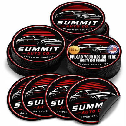 6 Inch Round Car Magnet (500 Count)