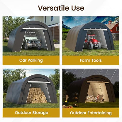 13' x 20' Carport with 6 Heavy Duty Ground Stakes