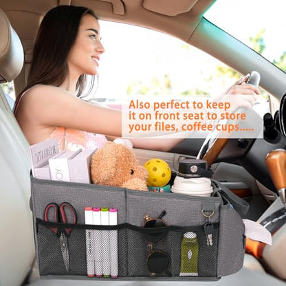 Backseat Car Organizer Car Caddy Passenger Seat Organizer for Kids