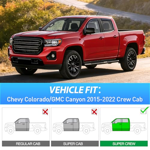 in Channel Rain Guards for Chevy Colorado GMC Canyon 2015