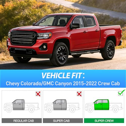 in Channel Rain Guards for Chevy Colorado GMC Canyon 2015