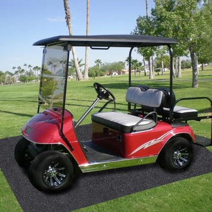 Garage Floor Matting 6.6x8.5 Feet Oil Absorbent Large Rubber Mat Waterproof Rubber Backing Layer Golf Cart Garage Mat Protects Floor from Spills Stains Oil Drip Pan for Under Car