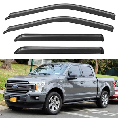 Window Visors Rain Guards for 2015 (4 Count)