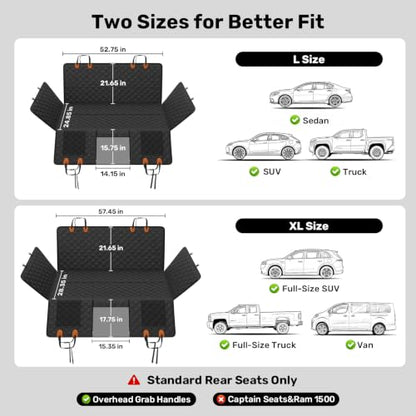 Hard Bottom Dog Seat Cover for Trucks