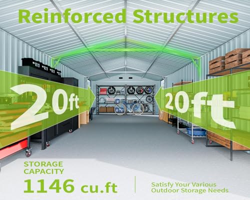 20 x 10 FT Outdoor Storage Shed