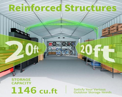 20 x 10 FT Outdoor Storage Shed
