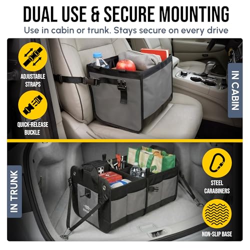 Large Car Trunk Organizer