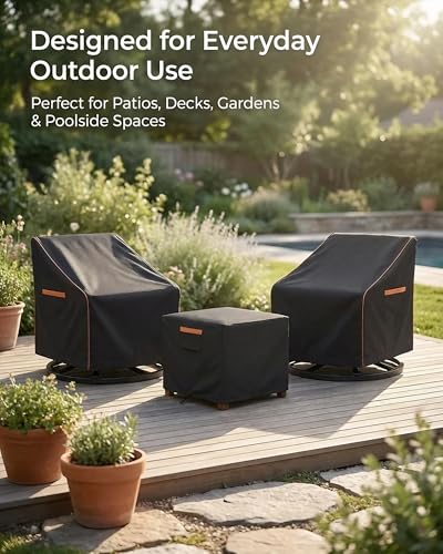 3 Piece Patio Furniture Cover Set for Bistro Sets (3 Count)