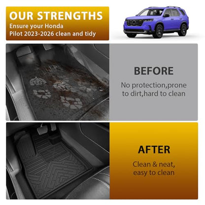 Floor Mats for Honda Pilot 2023 2025 2026
