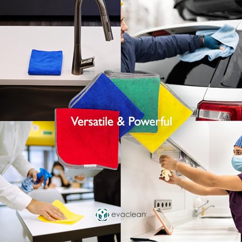 Premium Microfiber Cleaning Cloth 16"x16" (24 Count)