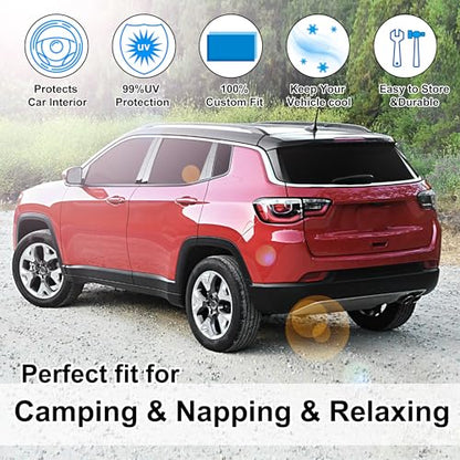 Window Shades for Jeep Compass 2017 (8 Count)