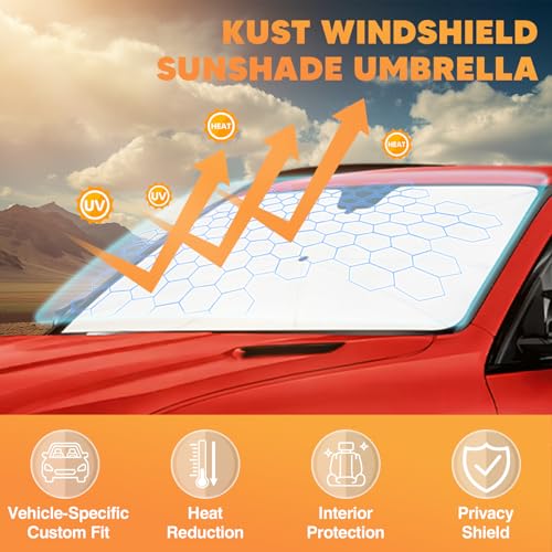 Windshield Sun Shade Umbrella for 【Hyundai Santa Fe 2019