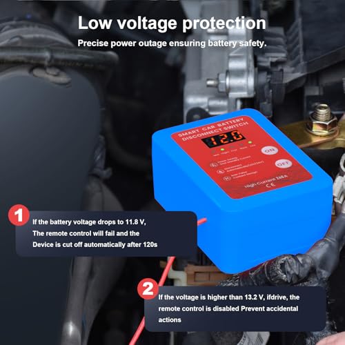 Remote Battery Disconnect Switch 12V (4 Count)