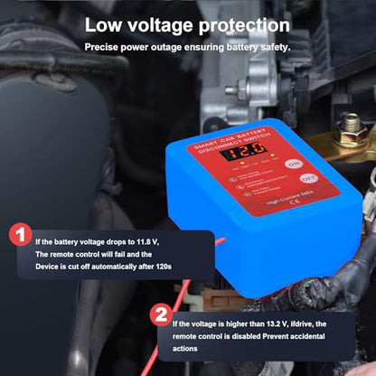 Remote Battery Disconnect Switch 12V (4 Count)