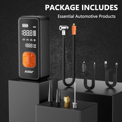 Tire Inflator Portable Air Compressor with Digital Gauge 150 PSI