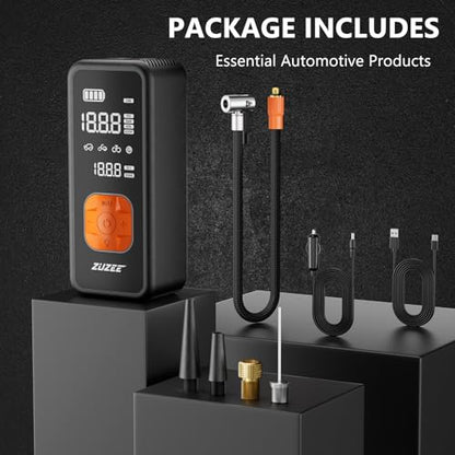 Tire Inflator Portable Air Compressor with Digital Gauge 150 PSI