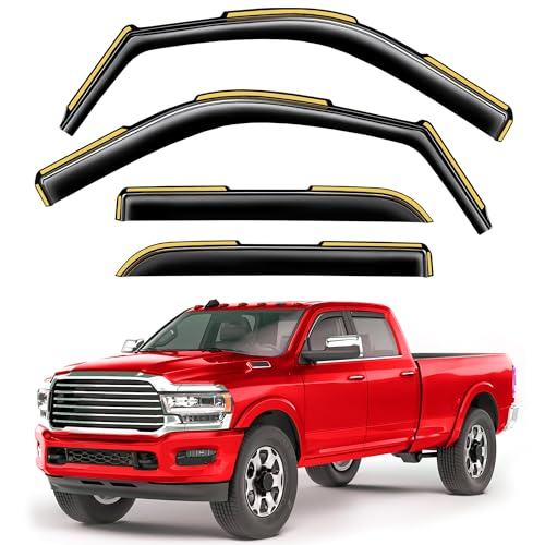 Window Visors Rain Guards for 2019 (4 Count)