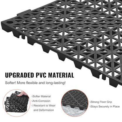 Interlocking Tile 50PCS Black