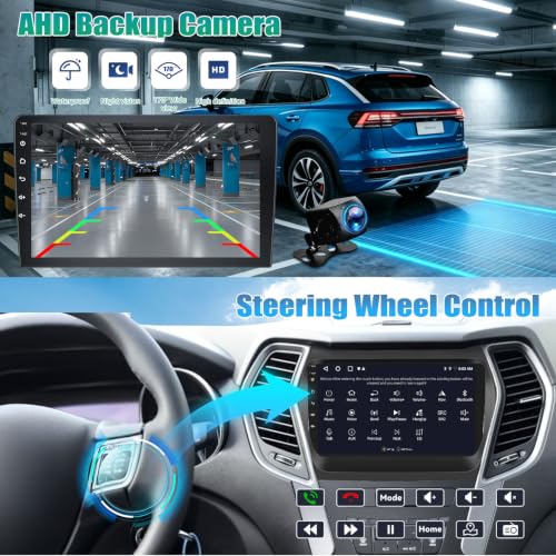 HiFi Audio] 2+64G Android Car Stereo for Hyundai Santa Fe IX45 2013
